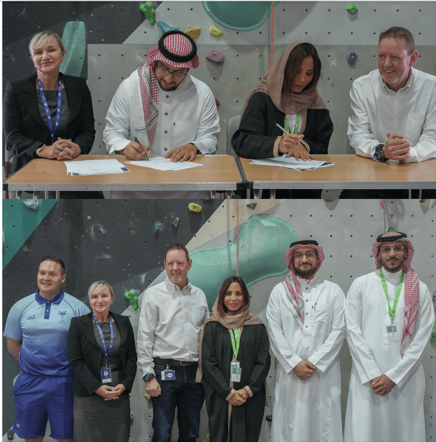 MOU signing between SCHF with BISR and The Edge.